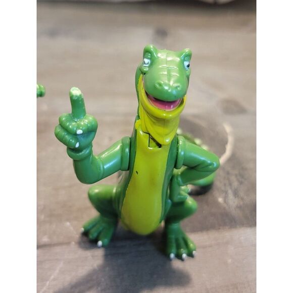 2000 Rainforest Cafe crocodile iguana toy figure set Safari - Picture 3 of 7